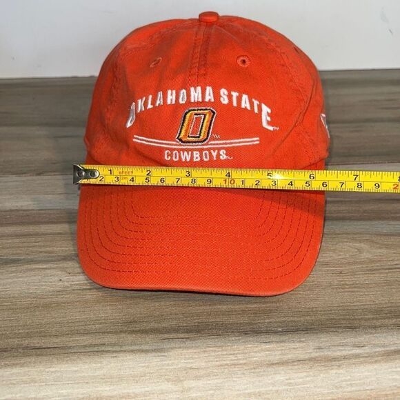 Oklahoma State baseball cap hat lid strap back orange - Picture 5 of 10
